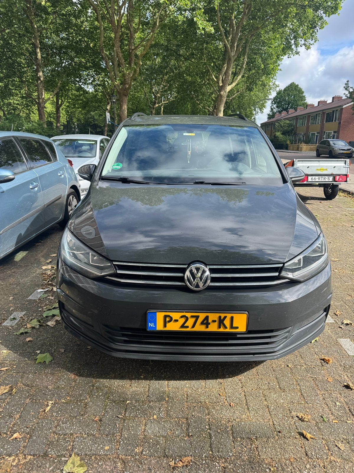 Volkswagen Touran 1.4 TSI 110KW/150PK 7-DSG 2018 Grijs, Auto's, Volkswagen, 4 cilinders, 19 km/l, Particulier, 149 pk