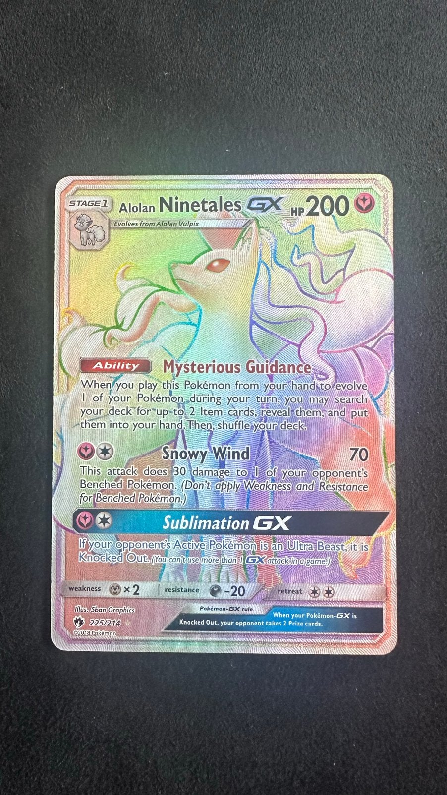 Ninetales #225, Ophalen, Zo goed als nieuw