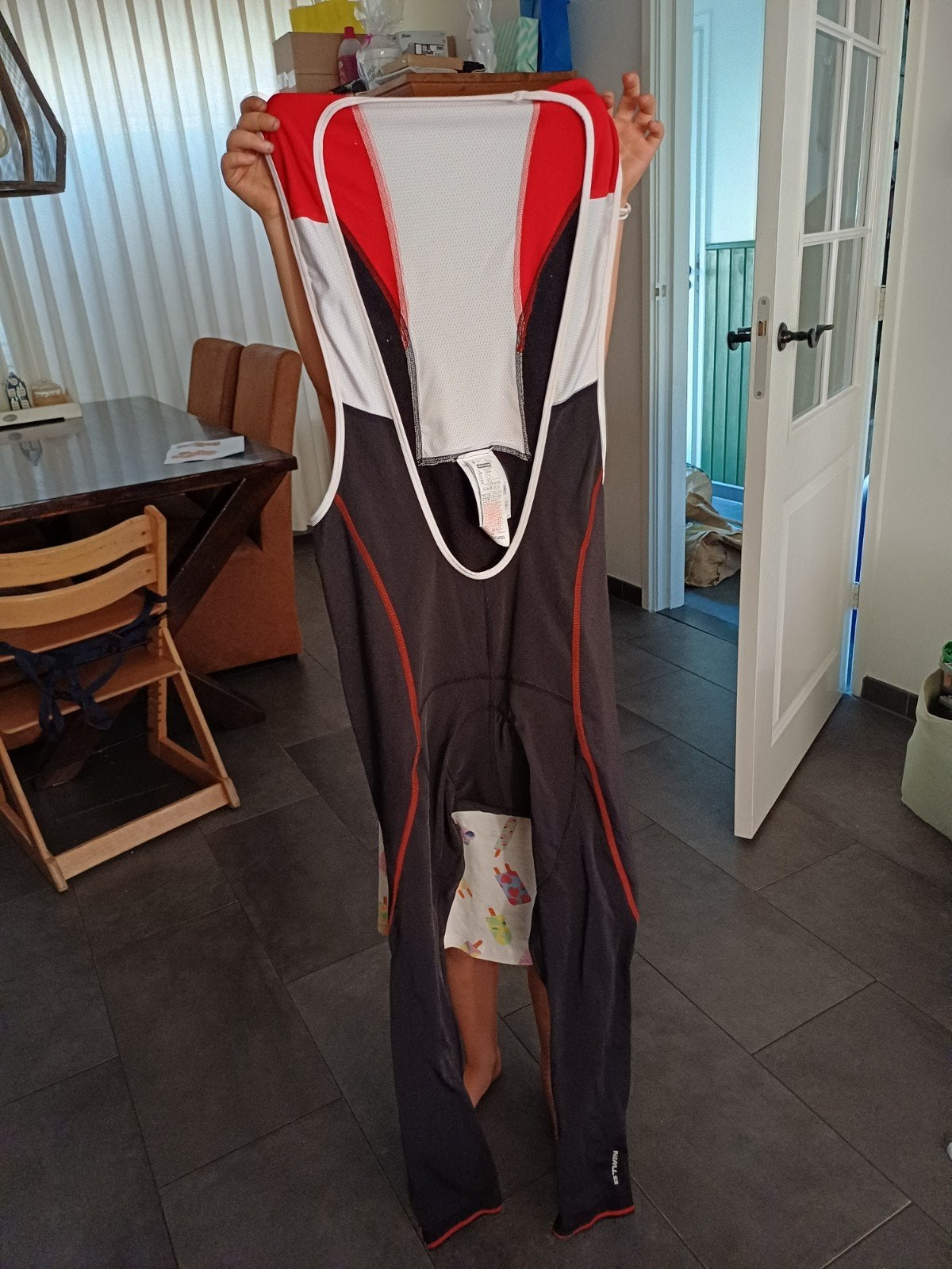 fiets wielren fietsbroek met bretels XL, B'twin, Zwart, Maat 56/58 (XL), Ophalen of Verzenden
