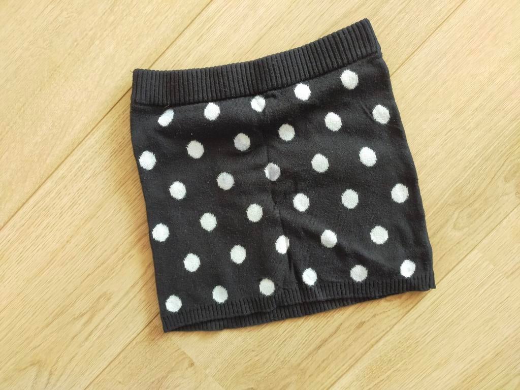 Izgs! Schattig zwart gebreid polkadot rokje. Mt 98/104, Gebruikt, Meisje, H&M, Ophalen of Verzenden