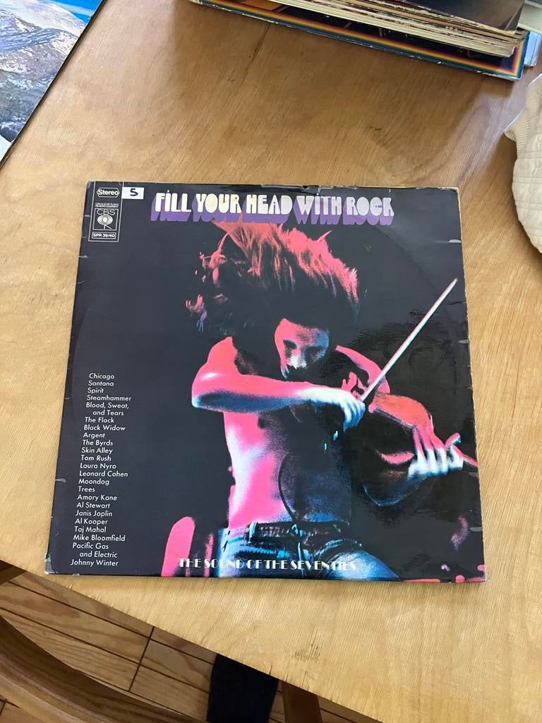 Fill Your Head With Rock - The Sound of the Seventies LP, Cd's en Dvd's, Gebruikt, Ophalen of Verzenden, Complilatie, 12 inch