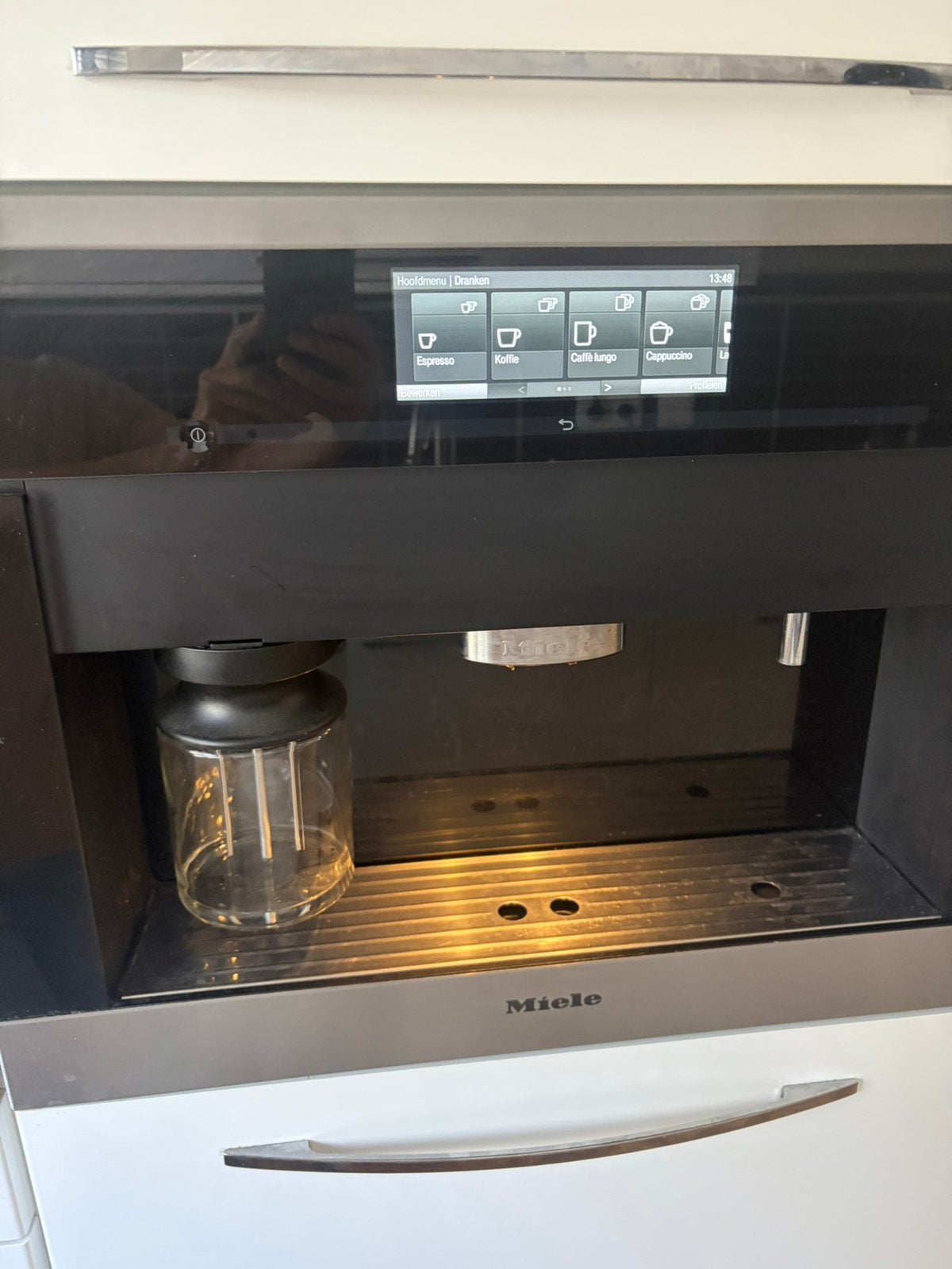 Miele CVA6800 mooie Inbouw koffiemachine, Ophalen, Gebruikt, 10 kopjes of meer, Koffiemachine