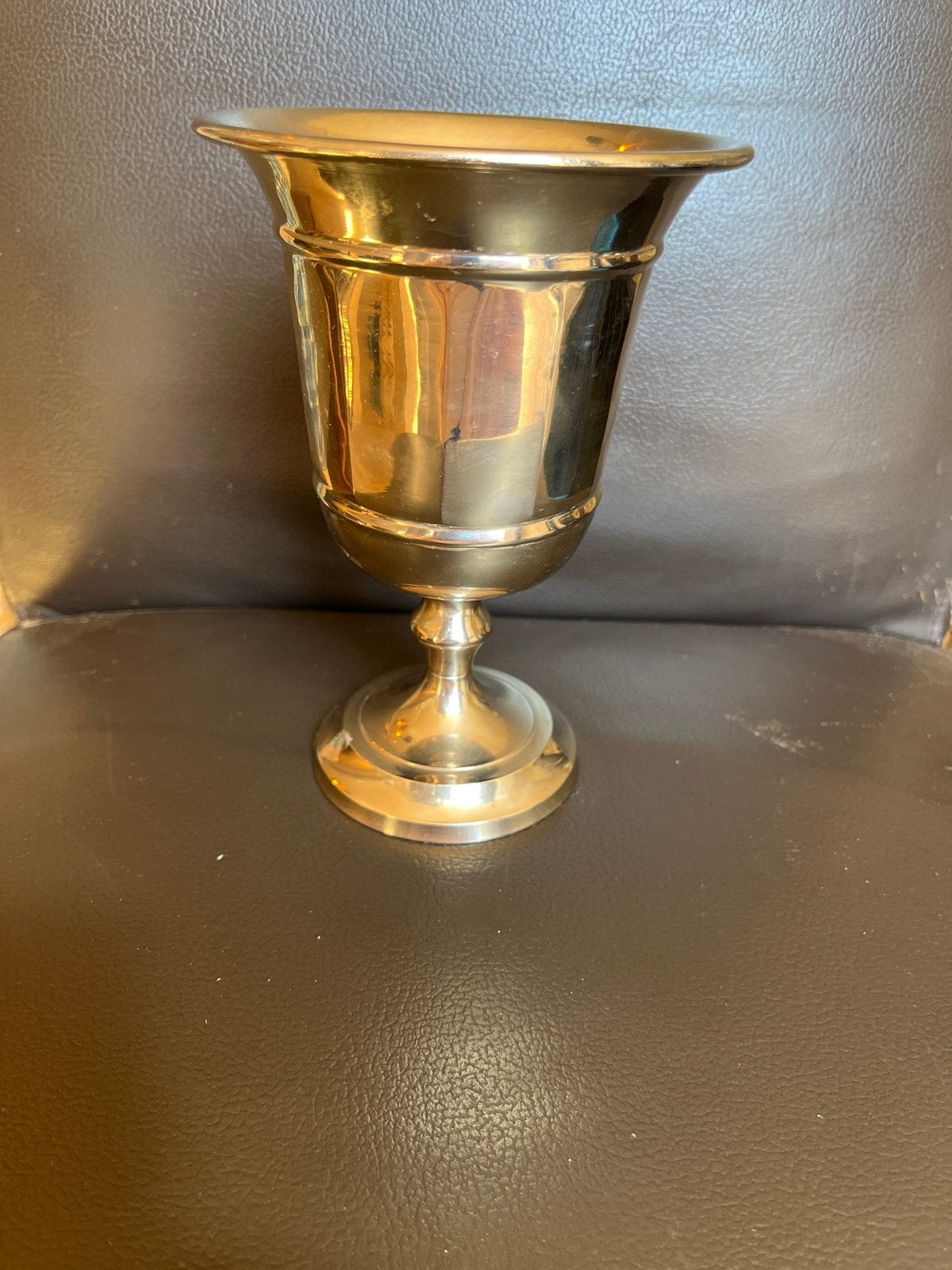 Vintage messing kelk/kelkvaas, Antiek en Kunst, Ophalen of Verzenden