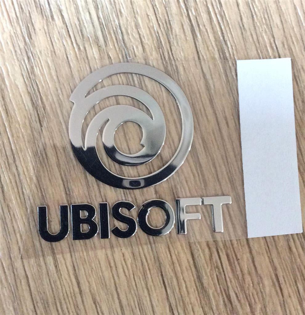 UBI SOFT Logo Metallic Game Bartop Sticker ubisoft, Ophalen of Verzenden, Nieuw, Bedrijf of Vereniging