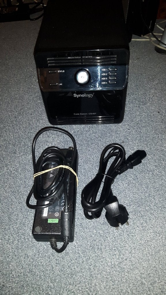 Synology Cube Station CS407 Black 28-5, Computers en Software, Harde schijven, Gebruikt, Ophalen of Verzenden, Synology, Desktop