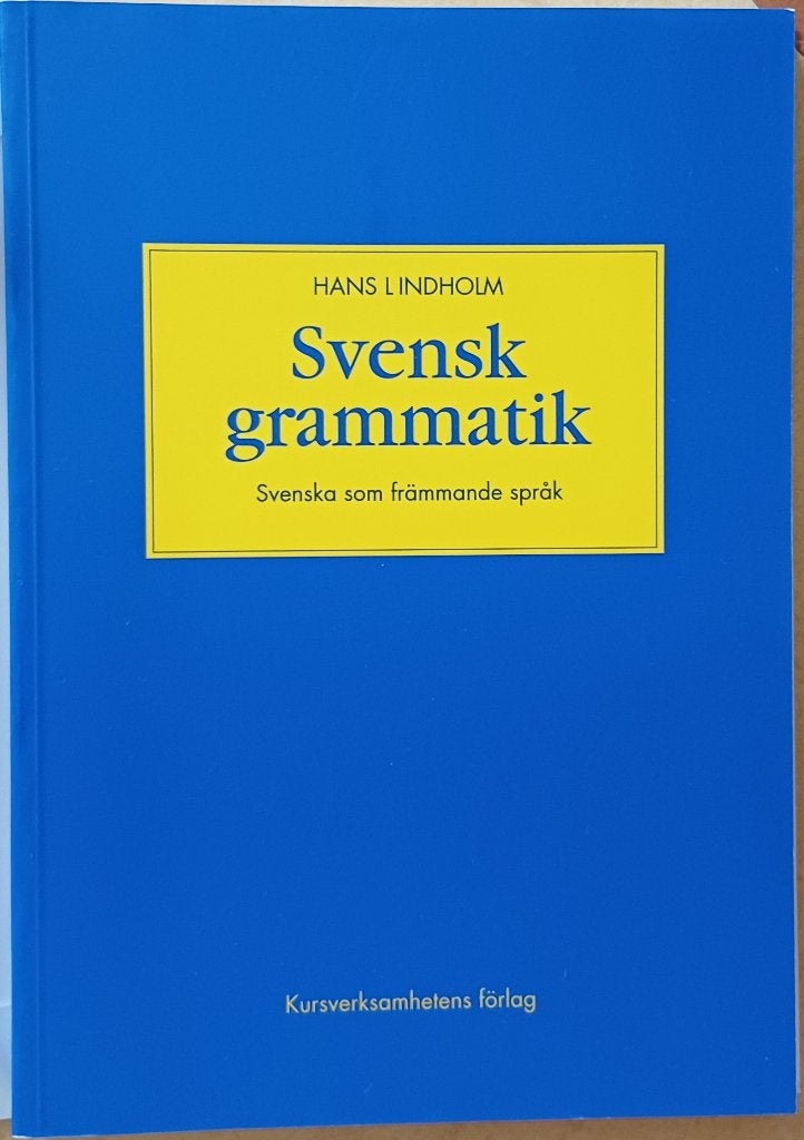 Zweeds lesmateriaal grammatica studieboek, Ophalen, Alpha, Zo goed als nieuw, Niet van toepassing