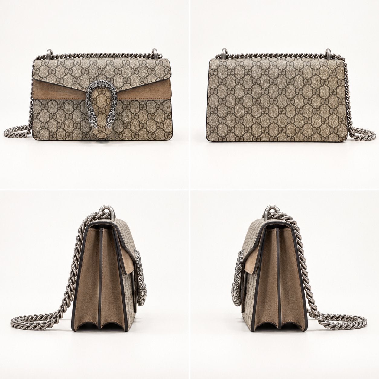 Gucci Dionysus GG Supreme Schoudertas, Ophalen of Verzenden, Nieuw, Beige, Schoudertasje