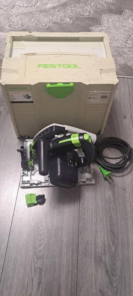 Festool TS 55 REBQ invalzaag met systainer, Doe-het-zelf en Verbouw, Gereedschap | Zaagmachines, Gebruikt, Invalzaag, Ophalen of Verzenden