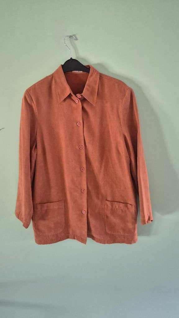 Creation Atelier GJ blouse, Kleding | Dames, Bruin, Maat 42/44 (L), Zo goed als nieuw, Ateliet