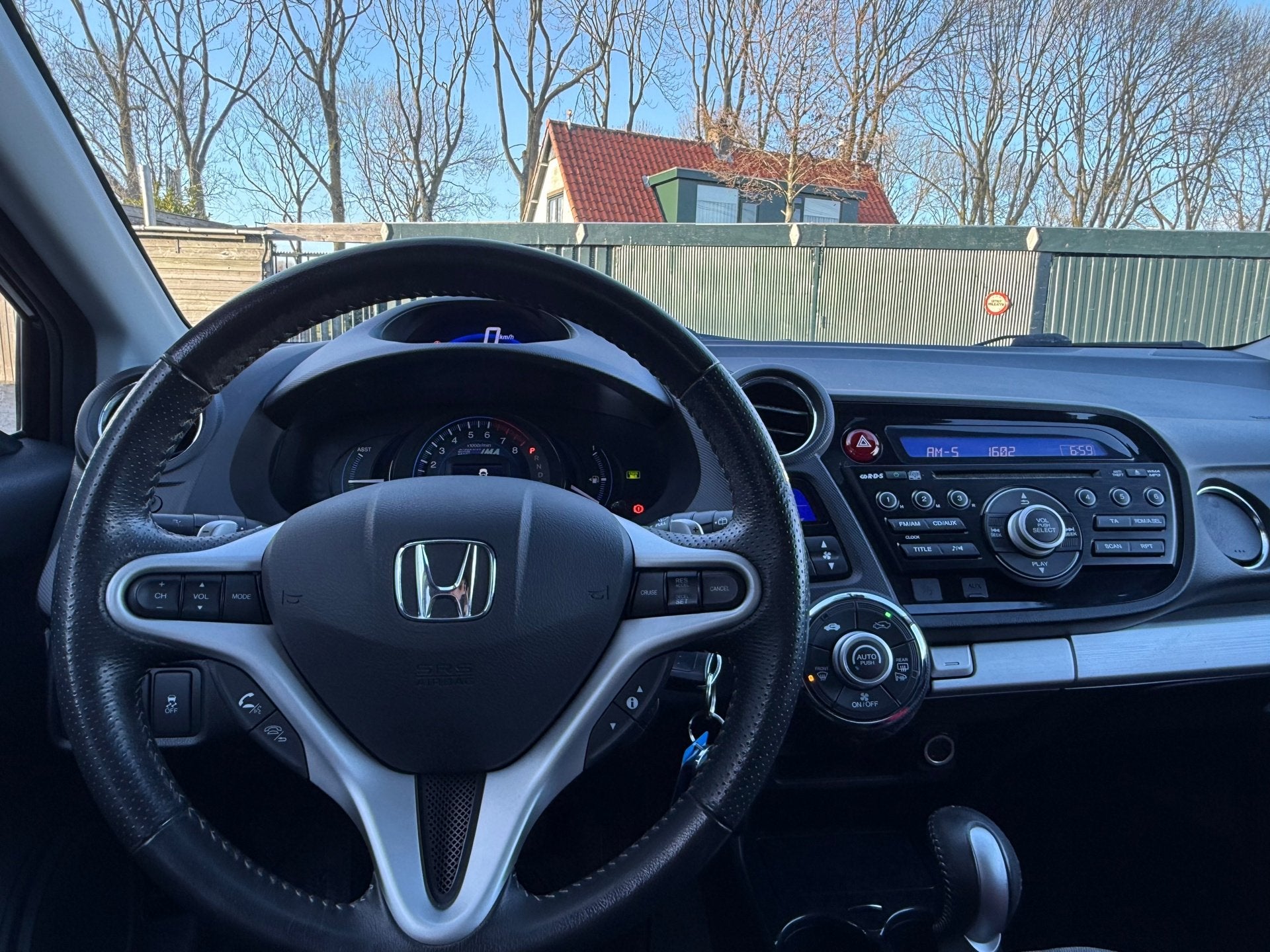 Honda Insight 1.3 Exclusive Dealer Onderhouden/Nap/Cruise/Au, Auto's, Honda, Euro 5, Gebruikt, 4 cilinders, Leder en Stof
