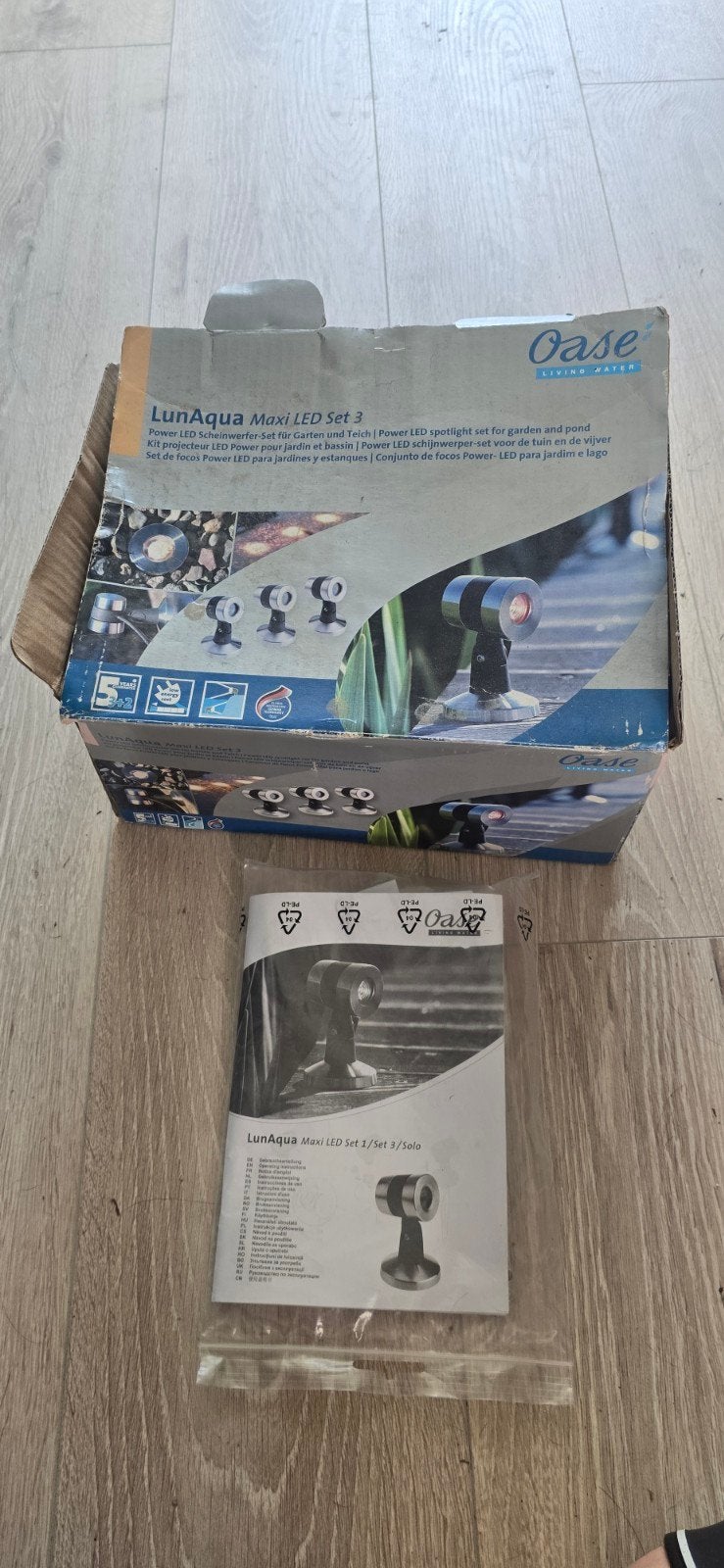Oase LunAqua Maxi LED Set 3 - Vijververlichting, Minder dan 50 watt, Nieuw, Ophalen of Verzenden, Netvoeding