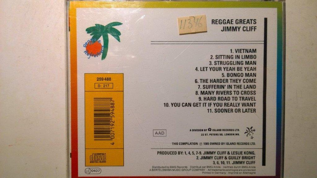 Jimmy Cliff - Reggae Greats, Ophalen of Verzenden, Zo goed als nieuw