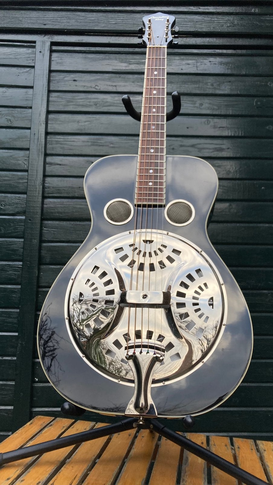 Recording King resonator, Muziek en Instrumenten, Ophalen, Zo goed als nieuw, Resonator- of Dobrogitaar