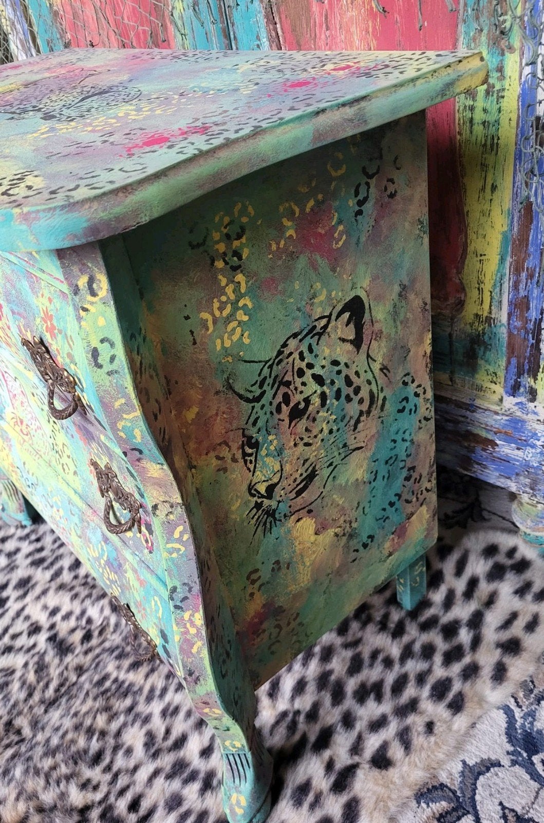 Eclectisch/Boho/Art/Buikkastje/Leopard, Ophalen