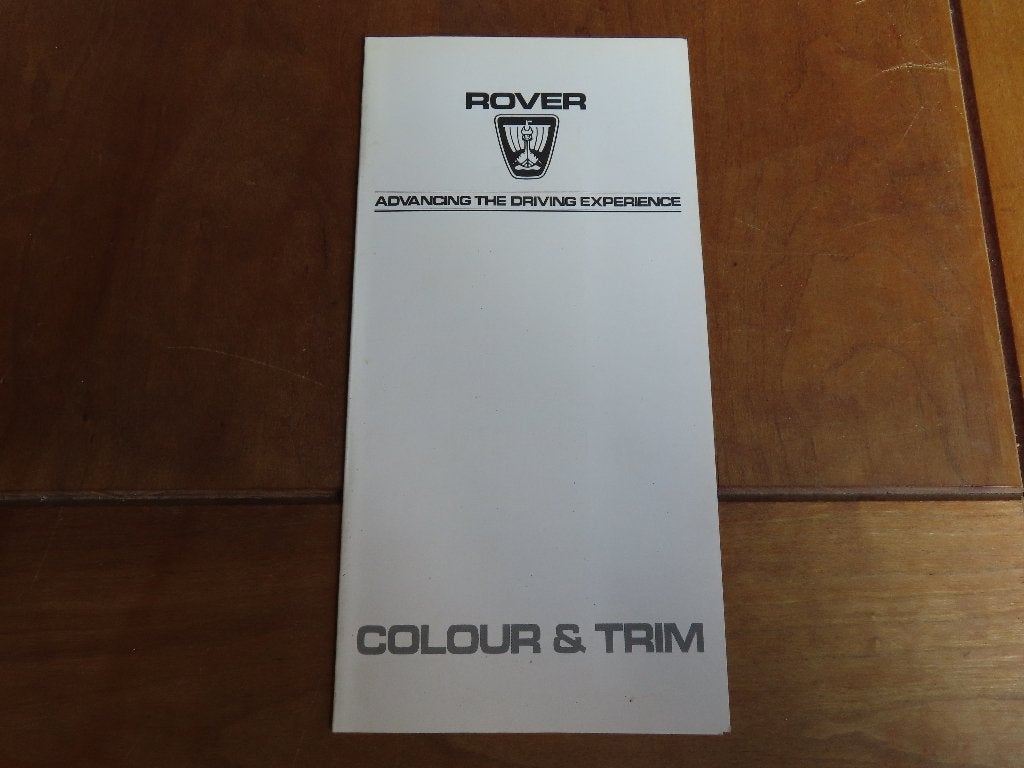 Folder Rover 2000, 2300/S, 2600S, 3500 SE kleuren 1983, British Leyland, Ophalen of Verzenden, Zo goed als nieuw, Overige merken
