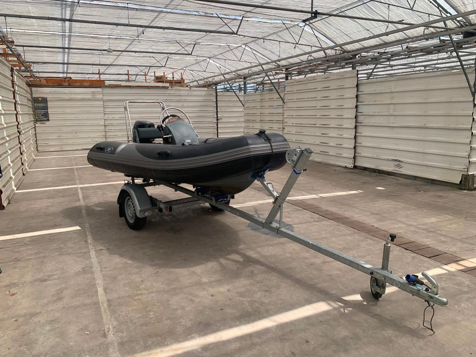 Hibo rib 360 LINKER KANT SCHADE, Watersport en Boten, Gebruikt, Hibo, 20 pk, Ophalen