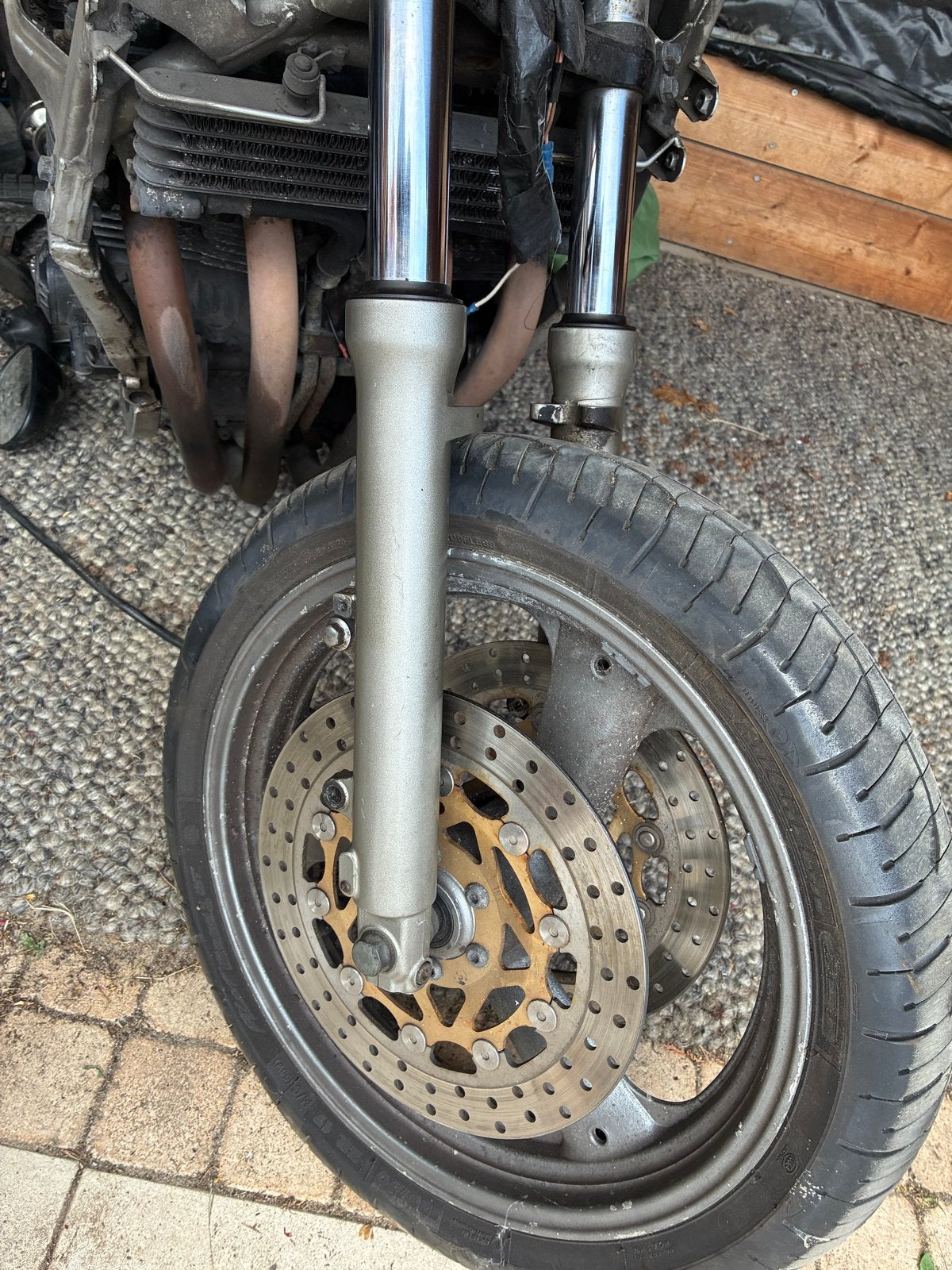 Yamaha fj 1200 in onderdelen, Ophalen, Gebruikt