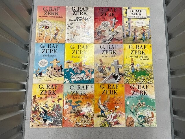 G. Raf Zerk 20 albums 1 t/m 20, Meerdere stripboeken, Ophalen of Verzenden, Gelezen
