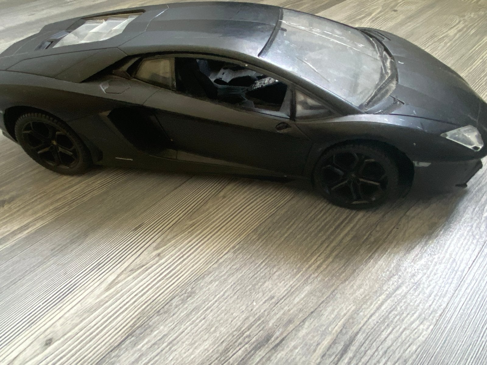 Lamborghini Aventador replica model - Zwart, Hobby en Vrije tijd, Modelauto's | Overige schalen, Gebruikt, Overige typen, Ophalen of Verzenden