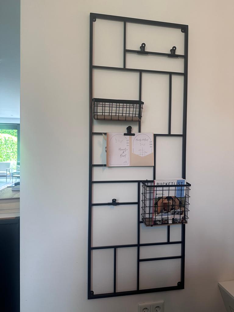 Wandrek zwart 150x54, Ophalen, Zo goed als nieuw