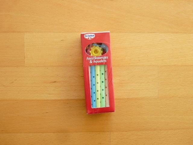 dr Oetker Feestkaarsjes en houders, Ophalen of Verzenden, Nieuw, Taarten of Cupcakes, Versiering