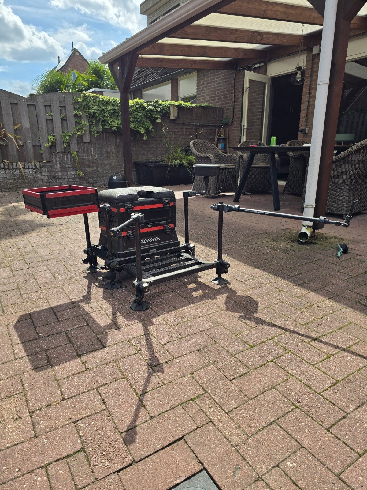 Daiwa D160 viskist met accessoires, Ophalen, Gebruikt, Overige typen