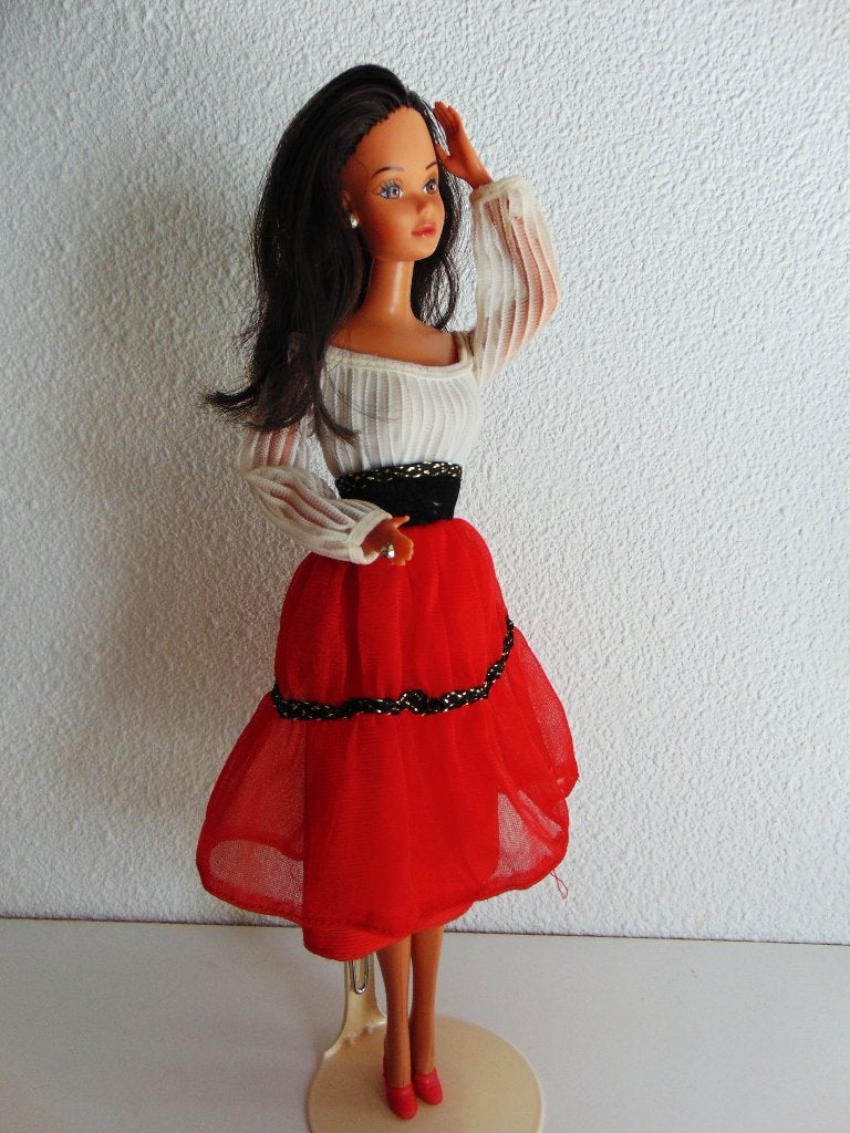Vintage Mattel Barbie uit 1979, model Hispanic Steffie, Ophalen of Verzenden, Gebruikt, Pop