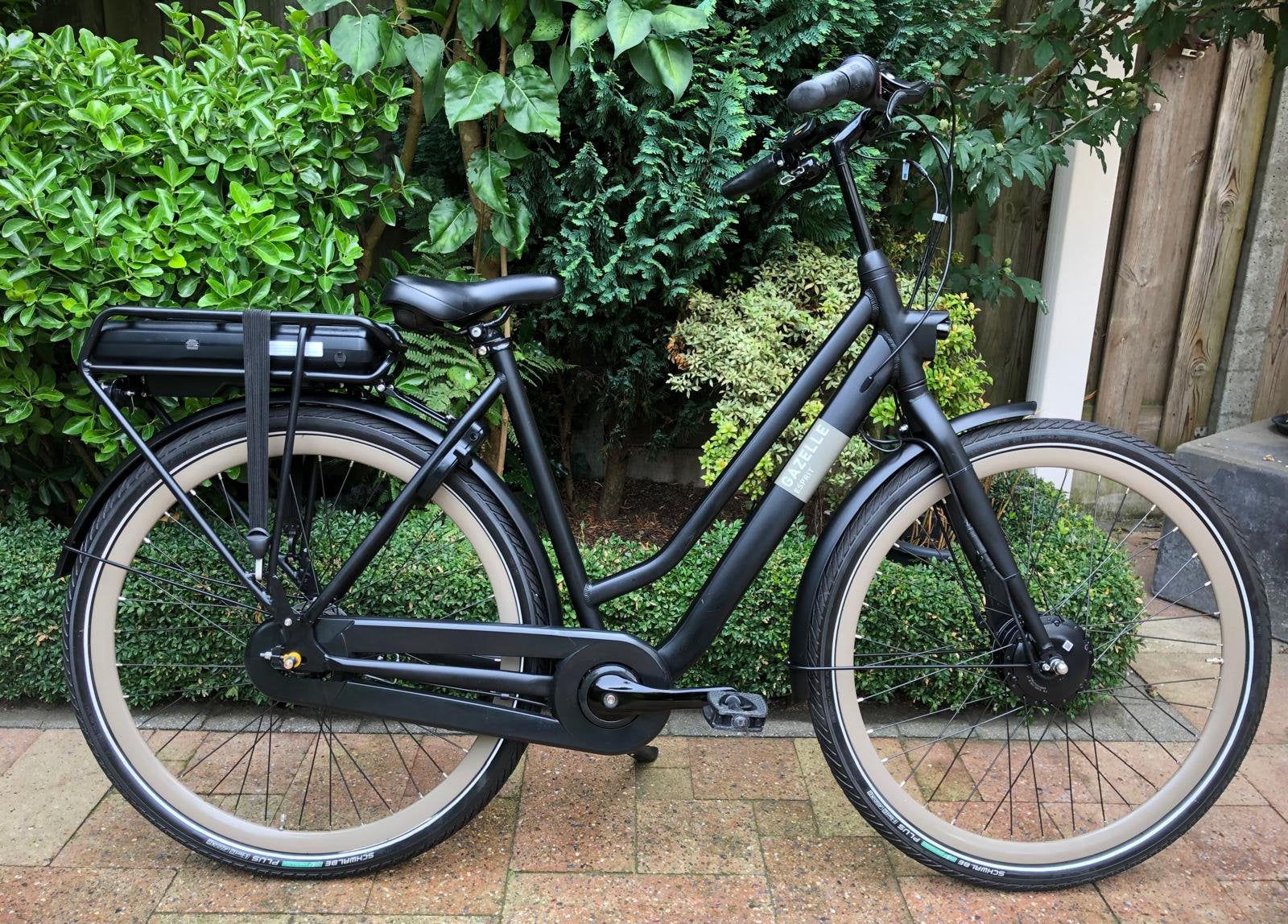 Gazelle Esprit HFB {124km} 54cm 7V Elektrisch fiets., Ophalen, Zo goed als nieuw, 51 tot 55 cm, 50 km per accu of meer