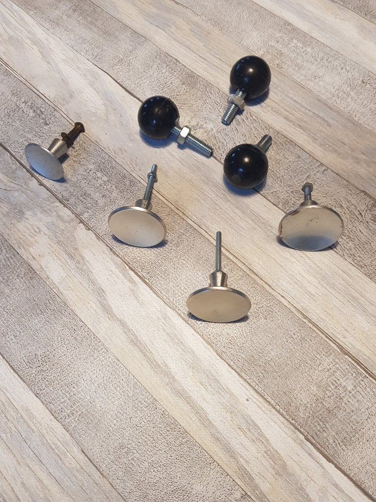 deurknop handgreep handvat lade vintage kastgreep keukenla, Ophalen of Verzenden, Gebruikt, Chroom, Overige typen