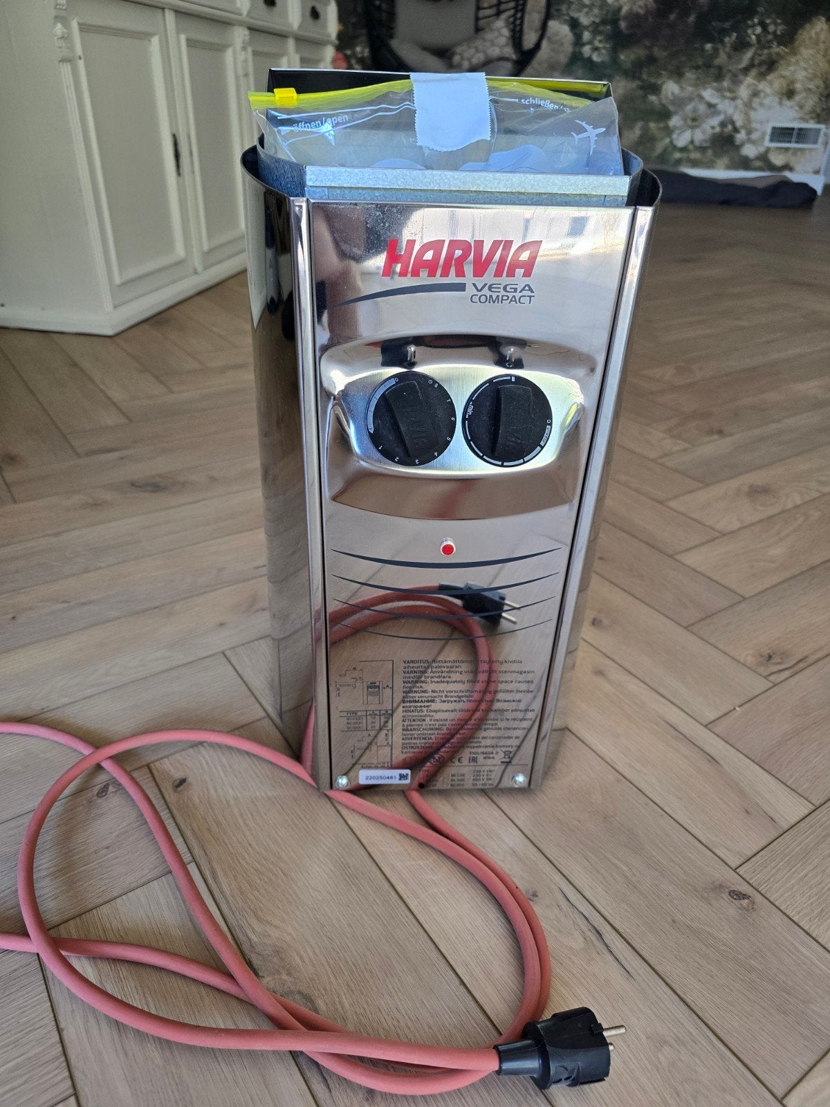 Harvia Vega Compact saunakachel - Zo goed als nieuw, Sport en Fitness, Sauna, Ophalen, Zo goed als nieuw, Fins of Traditioneel