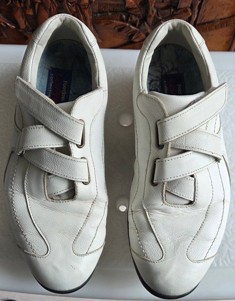 Dames, Witte Footjoy LoPro golfschoenen, mt 39, wit, leer., Kleding | Dames, Schoenen, Wit, Ophalen of Verzenden, Sneakers of Gympen