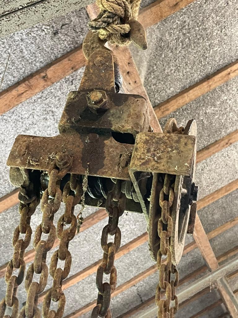 Authentieke handtakel, Ophalen, Gebruikt, Handmatig