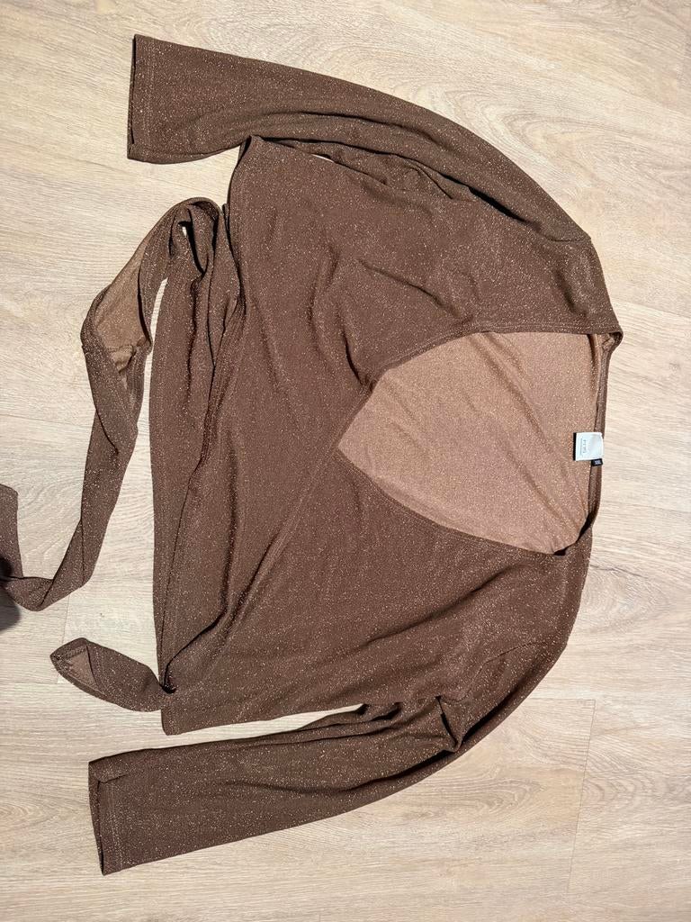 Wikkelvest, Kleding | Dames, Ophalen of Verzenden, Nieuw, Maat 46/48 (XL) of groter, Bruin