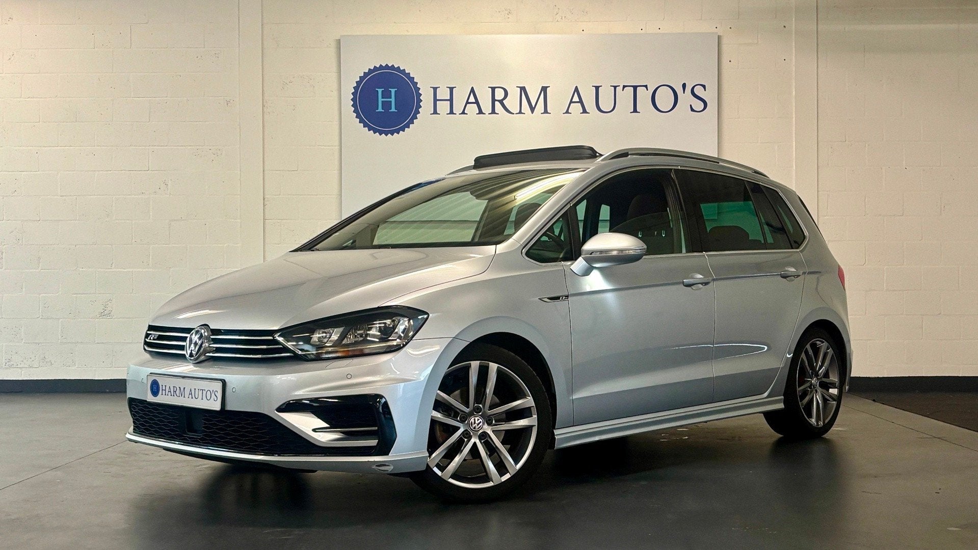 Volkswagen Golf Sportsvan 1.4 TSI R Line 150pk DSG Pano / Na, Gebruikt, Zwart, 150 pk, Alcantara