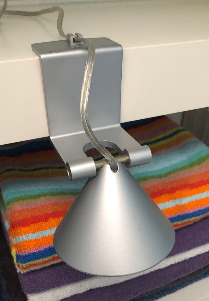 2 Lampjes voor Ikea Lackplank. kastverlichting, Kunststof, Gebruikt, Overige lichtbronnen, Overige typen
