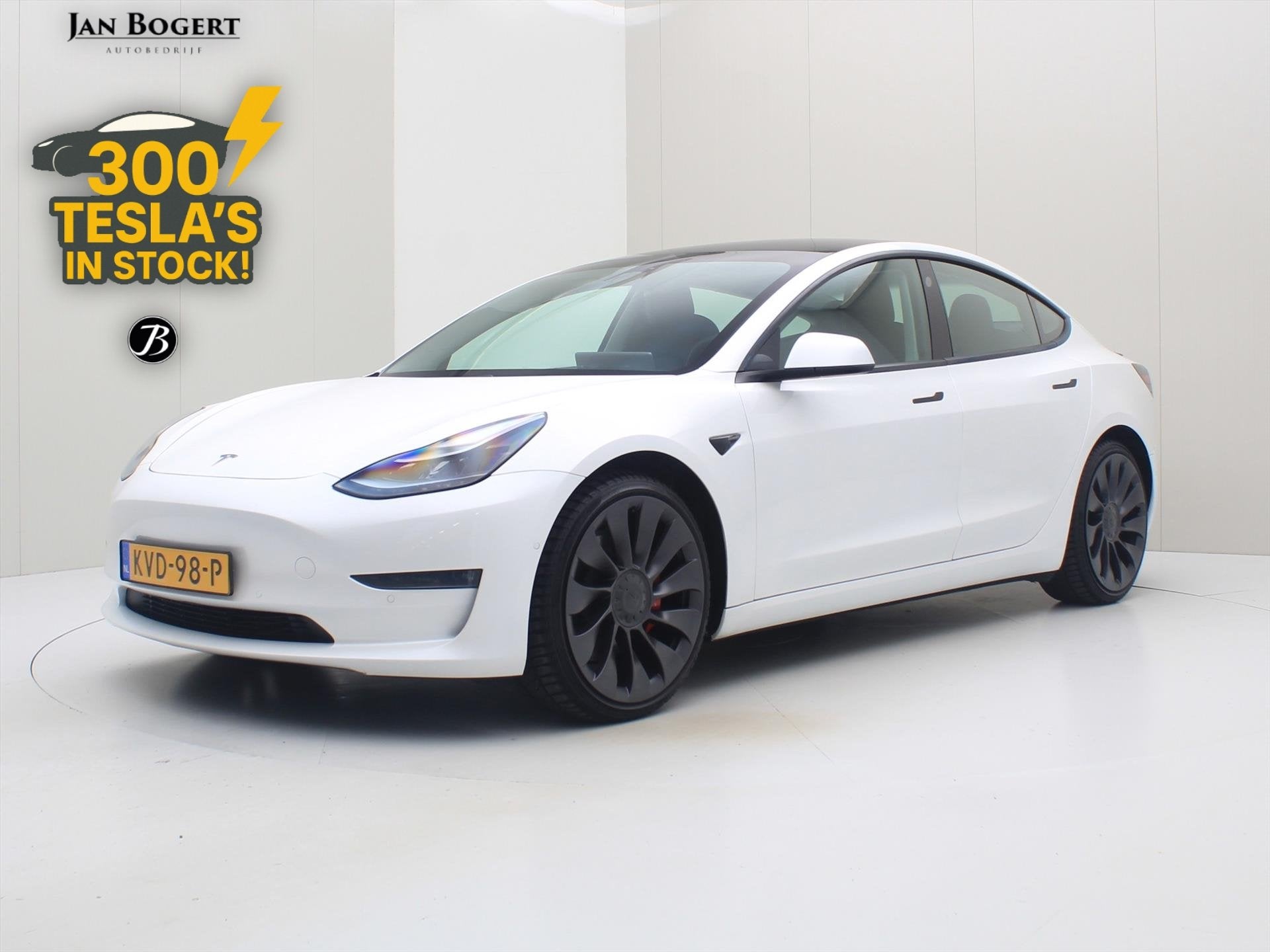 Tesla Model 3 Performance AWD 486pk 75 kWh FACELIFT [ AUTOPI, Auto's, Automaat, Dealer onderhouden, Gebruikt, Zwart