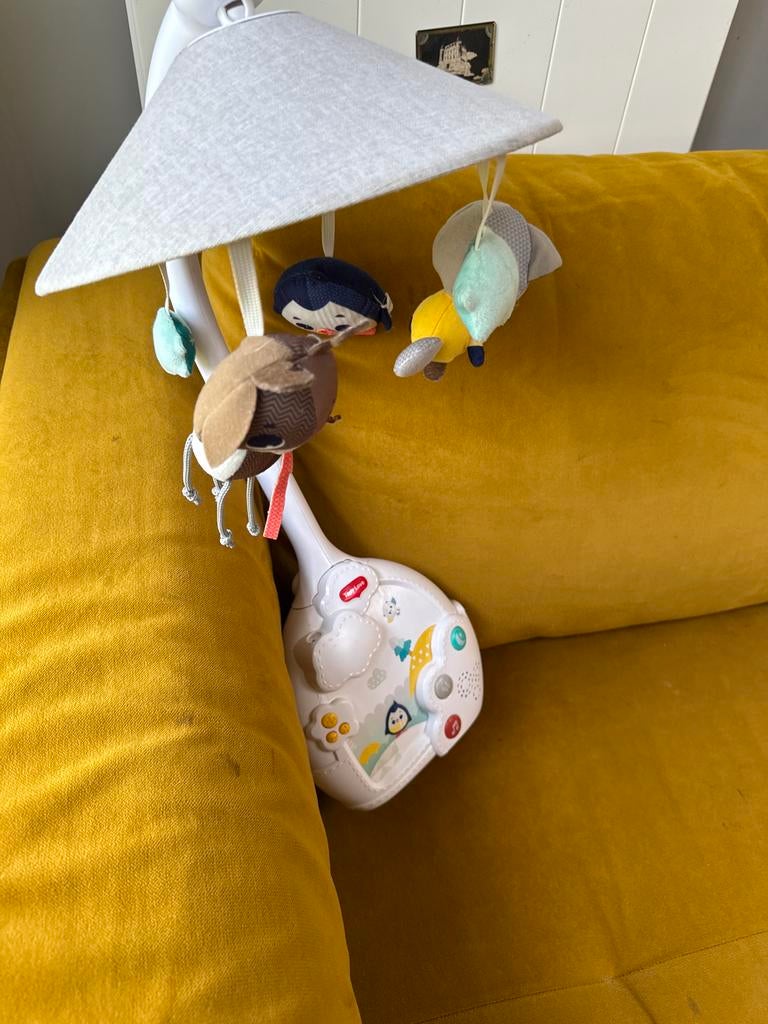 Tiny Love 3-in-1 Projector Mobiel baby muziekmobiel, Ophalen, Zo goed als nieuw, Mobiel, Met licht