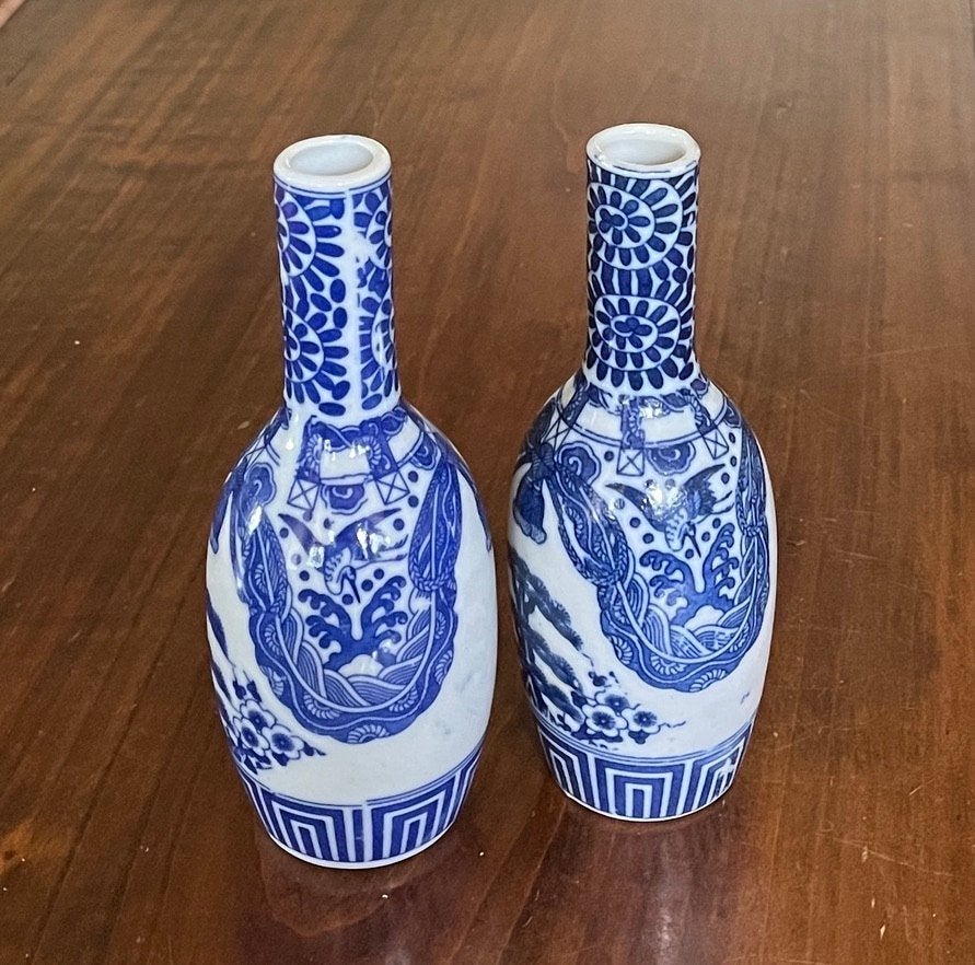 Twee Japanse flesjes, Antiek en Kunst, Ophalen of Verzenden