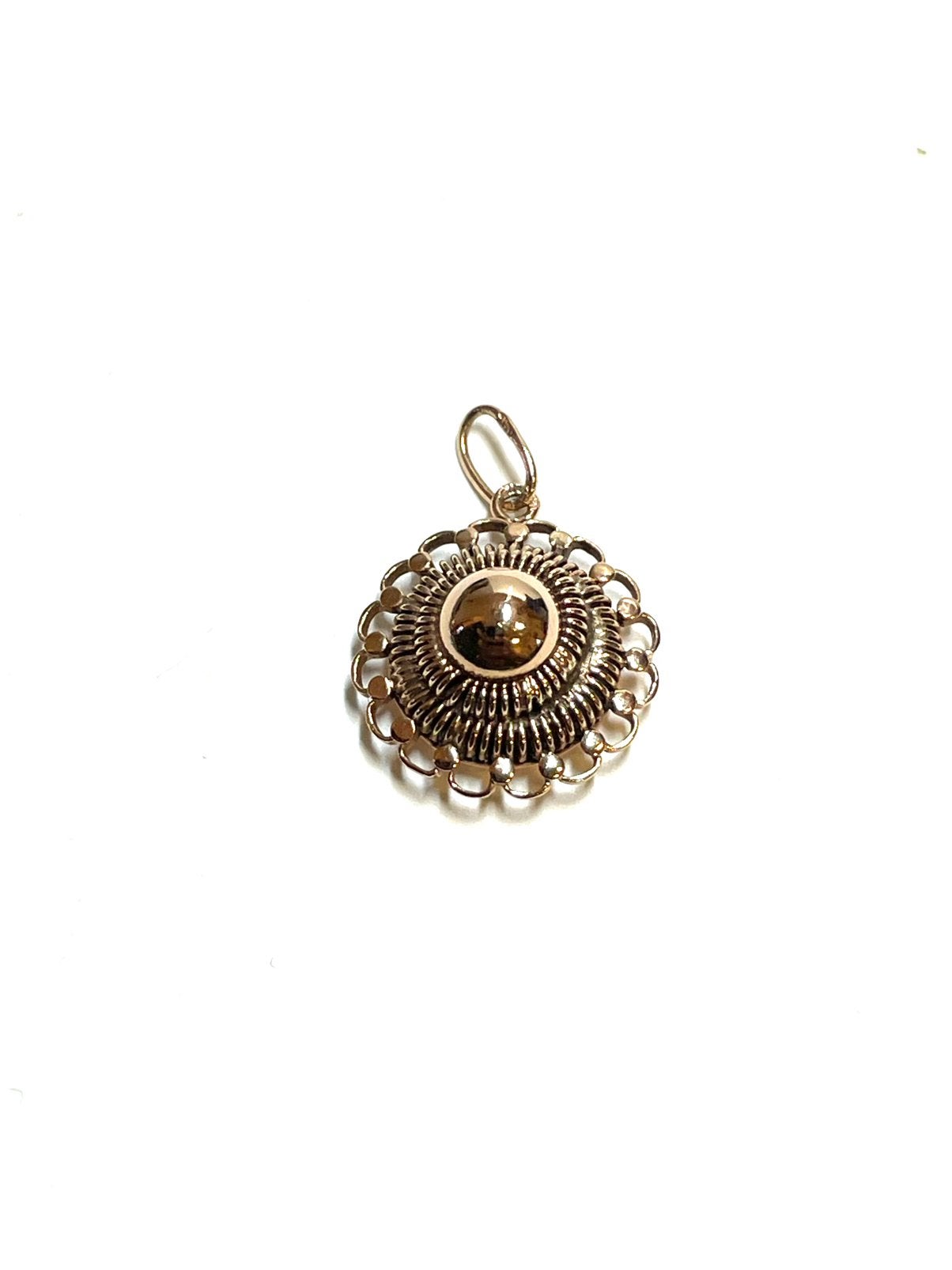 14k roségouden Zeeuwse knoop hanger, Overige voorstellingen, -, -, Ophalen of Verzenden