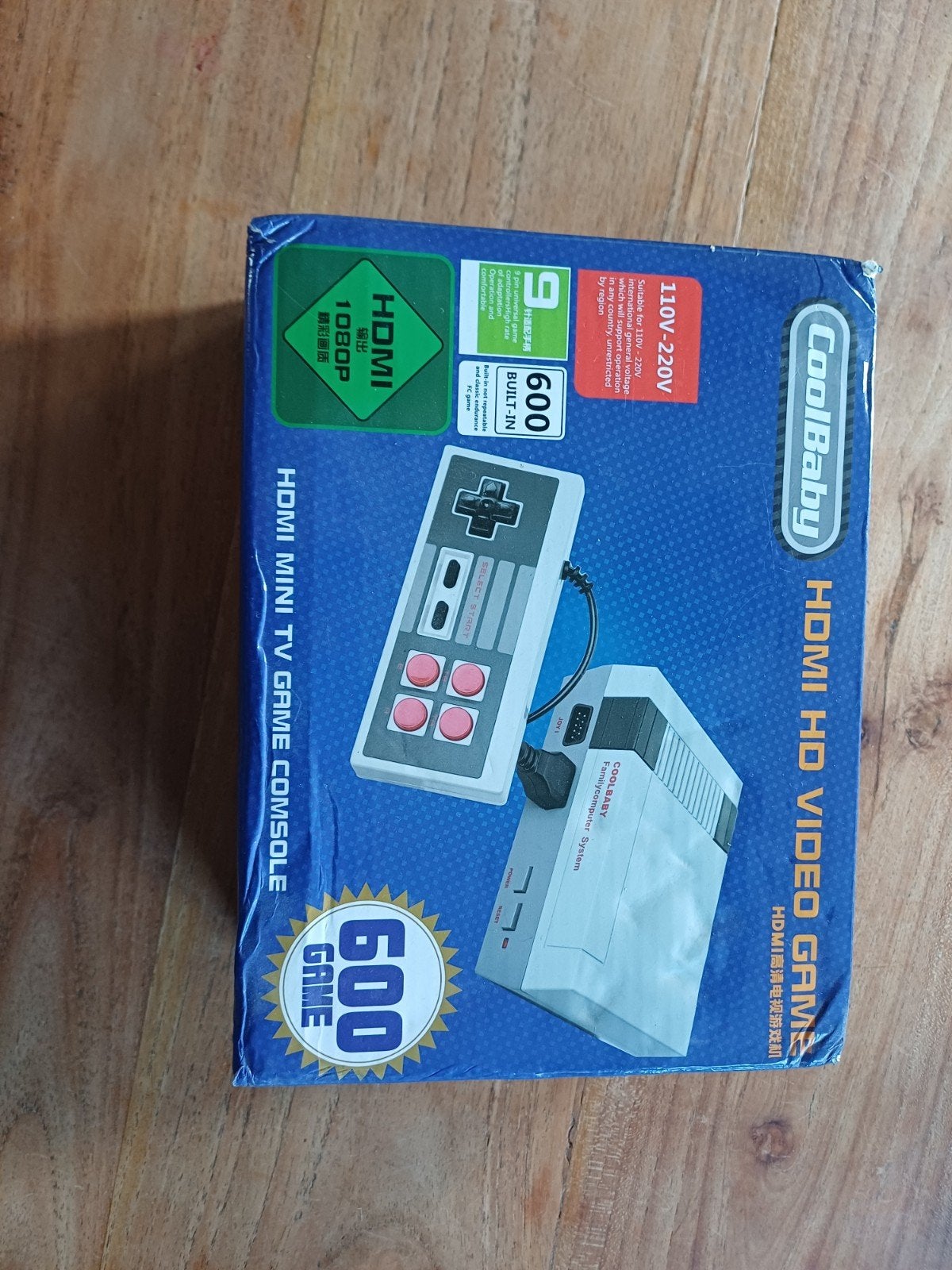 CoolBaby HDMI Mini TV Game Console met 600 ingebouwde games, Ophalen
