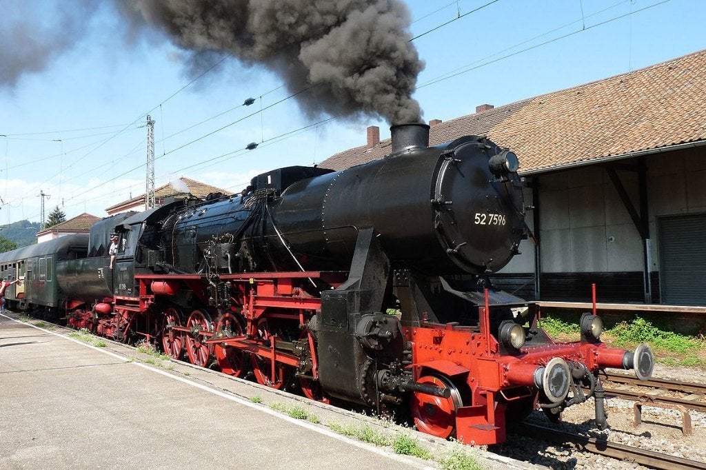 MARKLIN 3416 Oostenrijkse imposante 1E stoomloc serie 52 OBB, Wisselstroom, Locomotief, Ophalen of Verzenden, Zo goed als nieuw