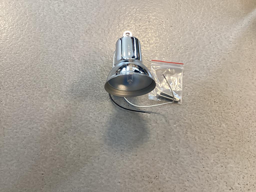 Compacte chromen leeslamp met schakelaar, Ophalen, Nieuw