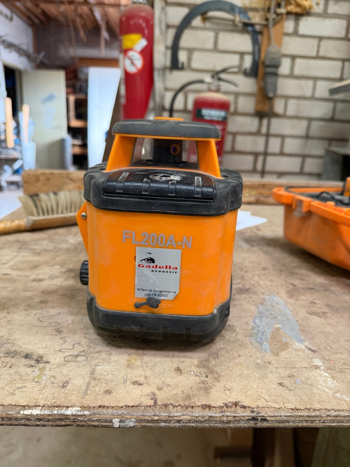 Gadella FL200A-N Laserwaterpas in koffer, Ophalen of Verzenden, Gebruikt, Licht