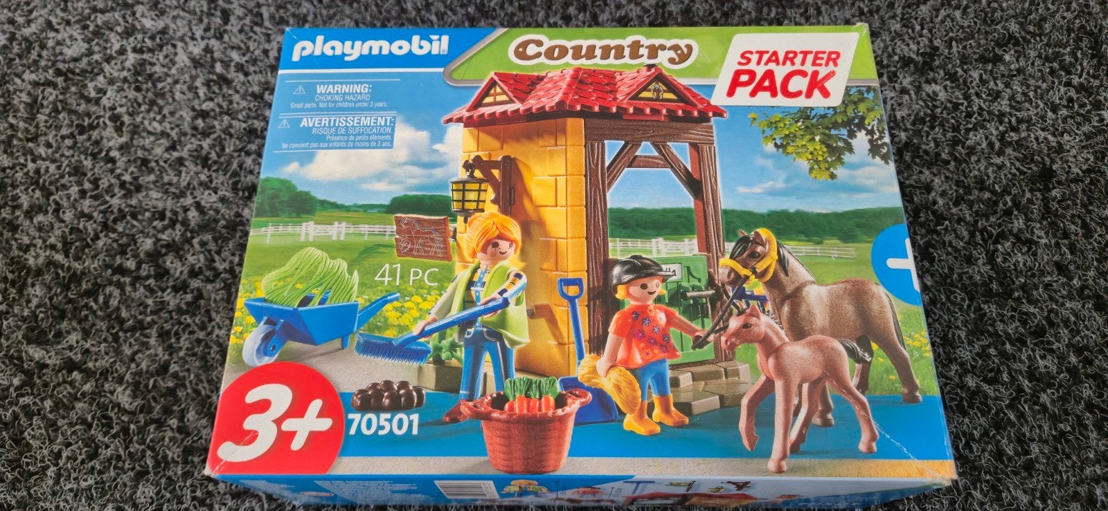 PLAYMOBIL Country Starterpack Manege 70501, Kinderen en Baby's, Ophalen, Complete set, Overige typen, Zo goed als nieuw