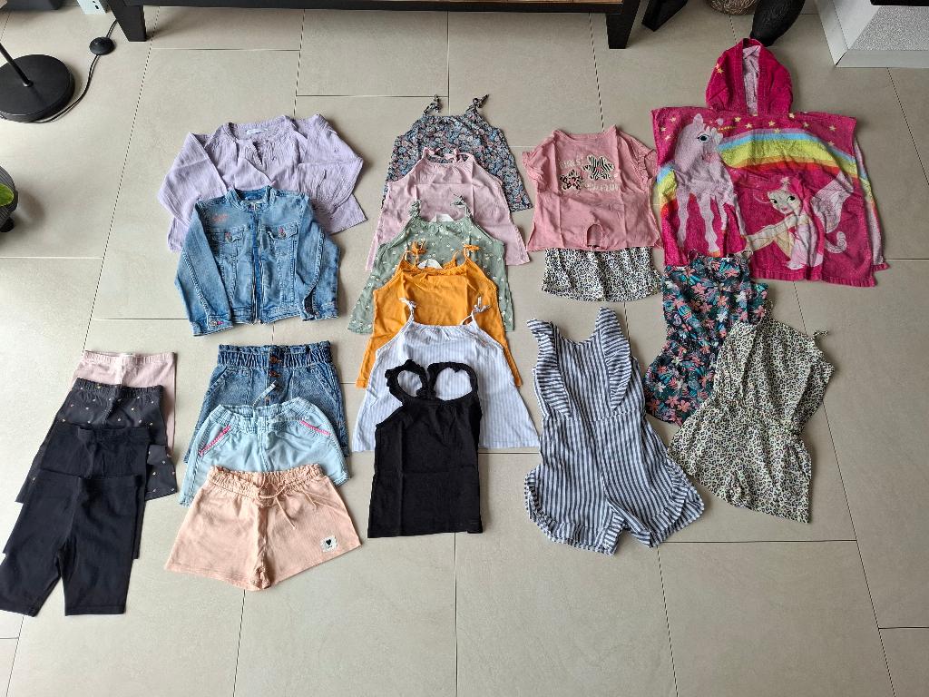 Zomerkledingpakket meisje maat 110-116, Ophalen of Verzenden, Gebruikt, Maat 116