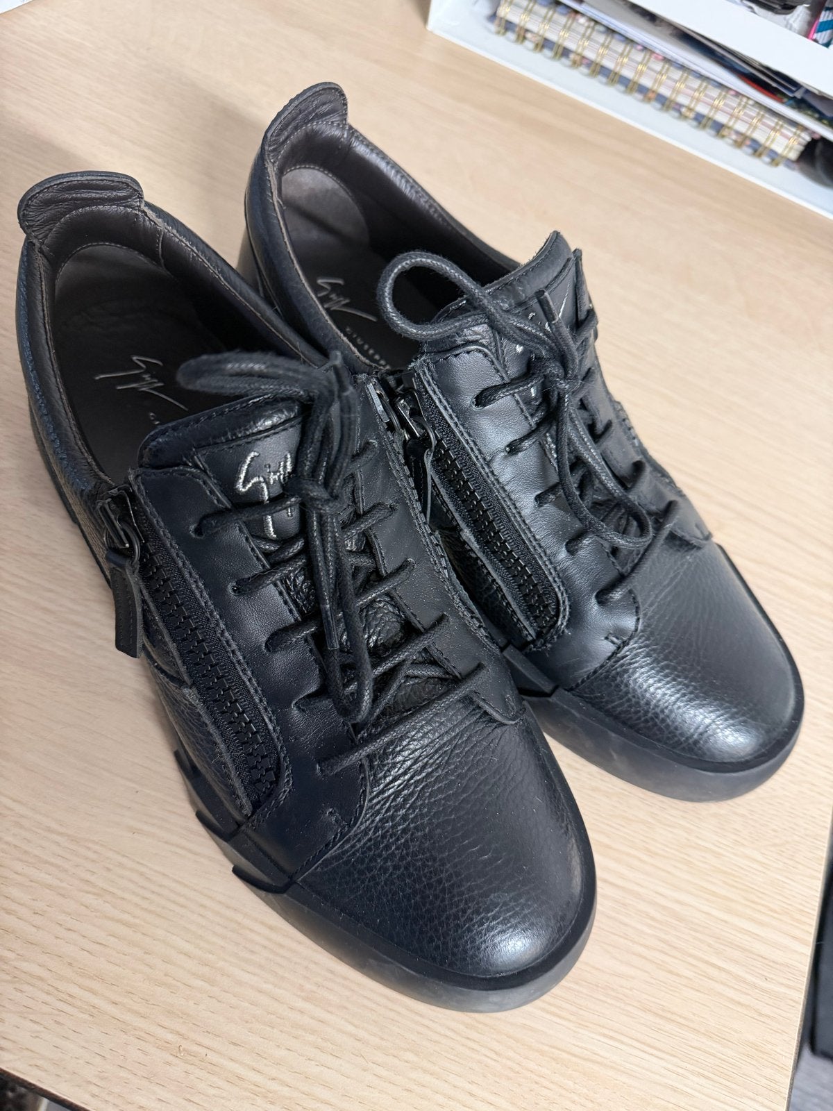 Giuseppe Zanotti Heren Sneakers Zwart - Maat 42, Ophalen of Verzenden, Gedragen, Zwart, Sneakers of Gympen