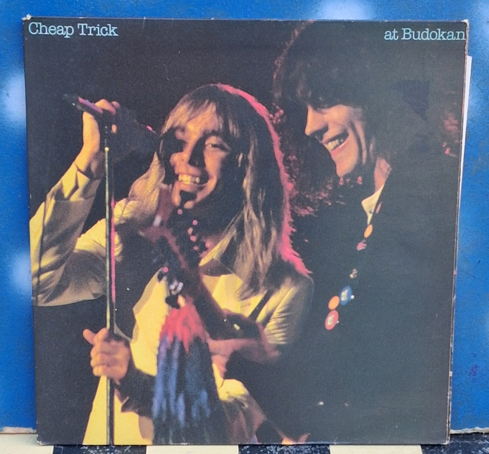 CHEAP TRICK at Budokan. Vinyl LP 1979 & boekje., Ophalen, LP, Hard Rock, Zo goed als nieuw