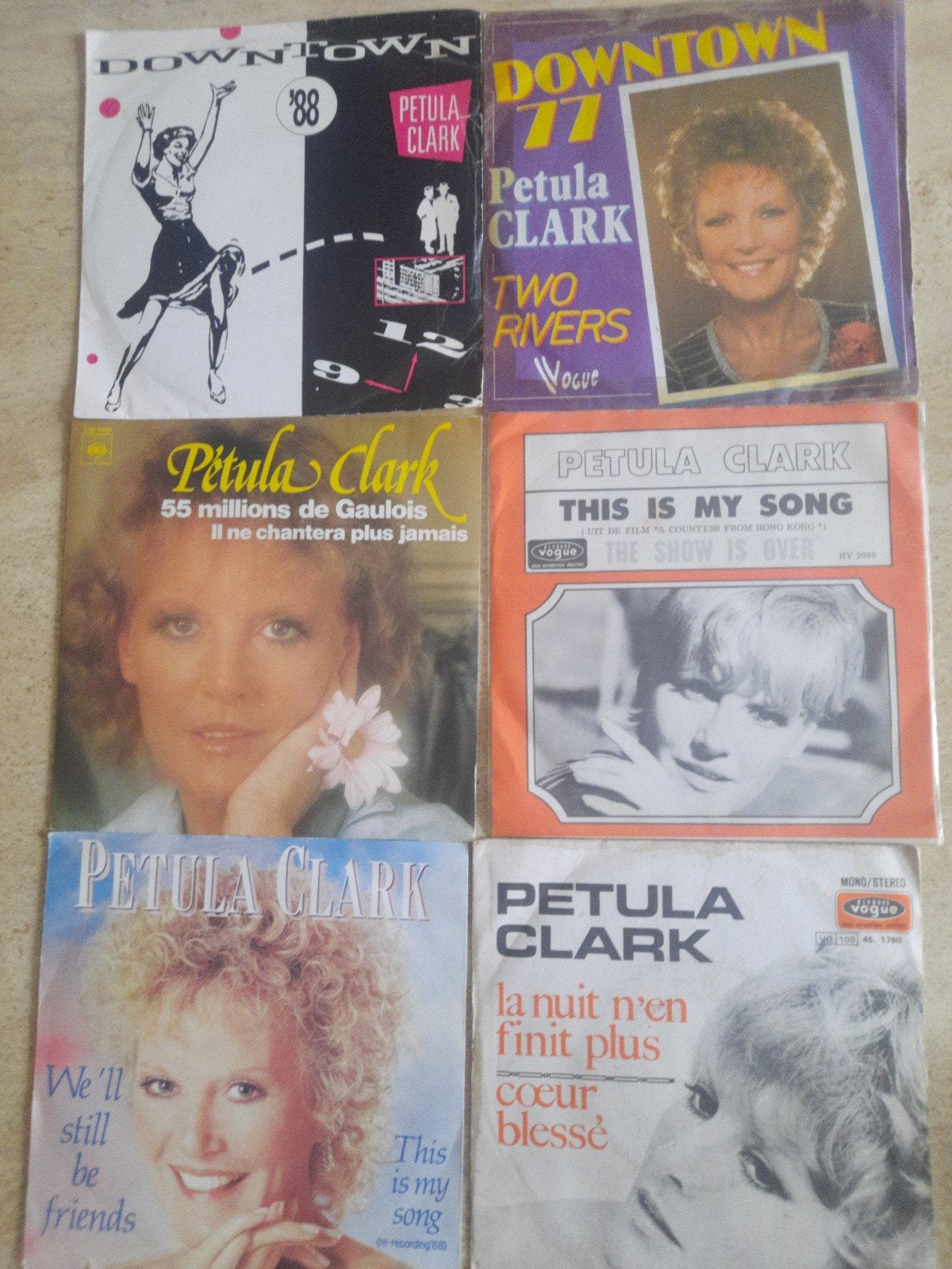 18x vinyl singels van Petula Clark, Ophalen of Verzenden, Zo goed als nieuw, Pop