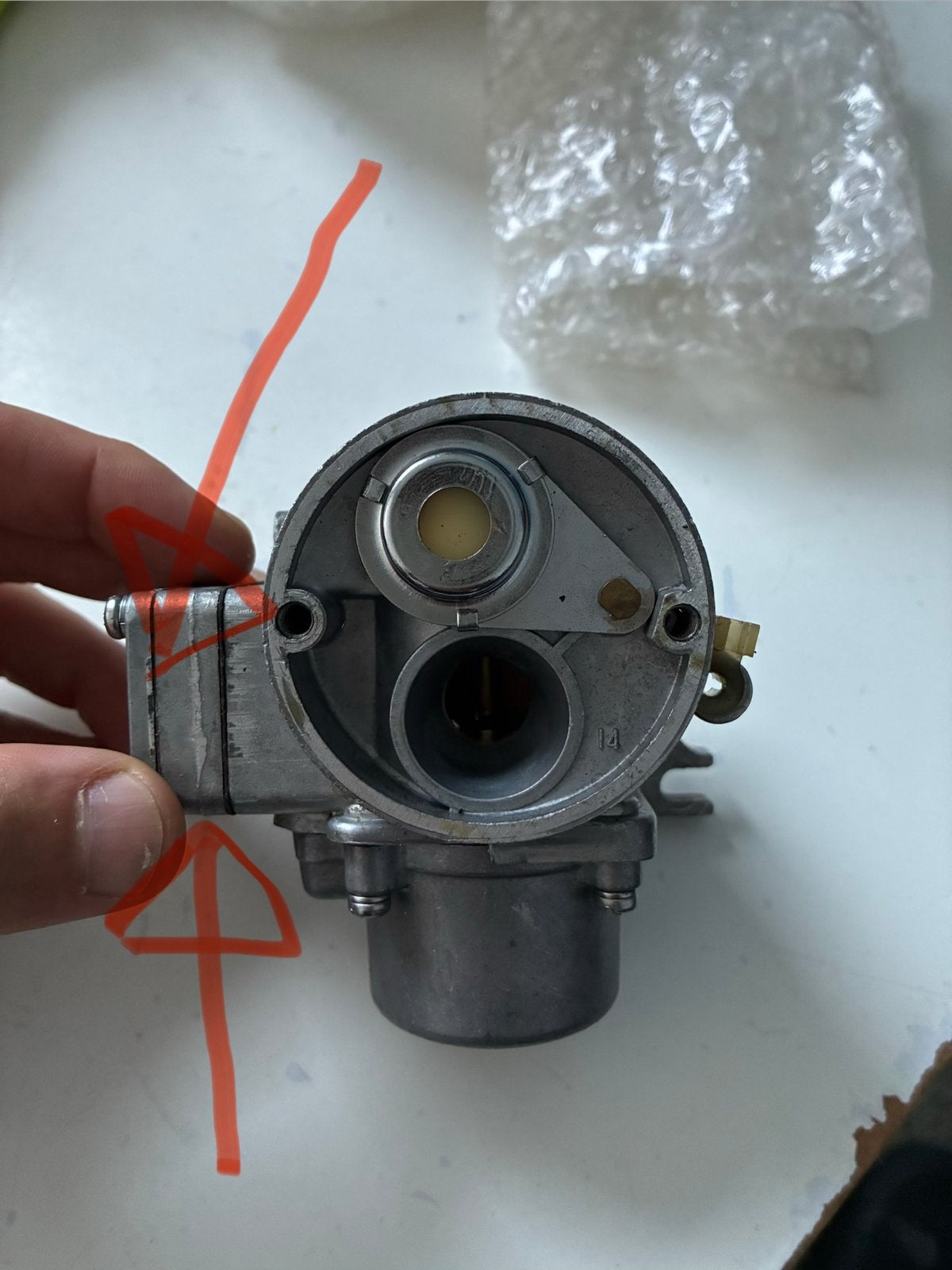 Carburateur YAMAHA 4/5pk 2 takt, Watersport en Boten, Ophalen of Verzenden, Zo goed als nieuw, Motor en Techniek