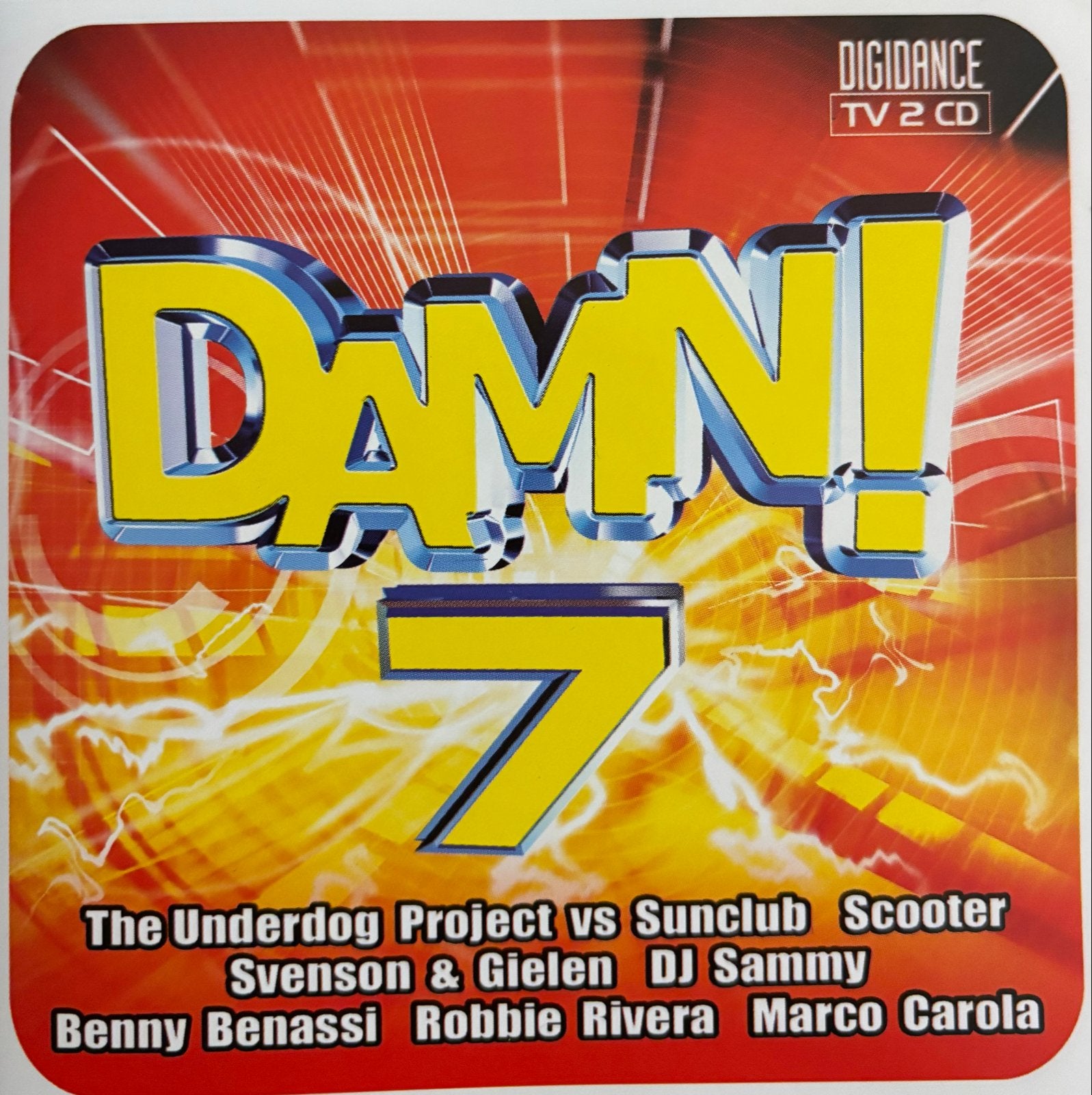 Damn! 7 - 100% Dance Hits (2xCD), Gebruikt, Verzenden, Dance, Verzamelalbum